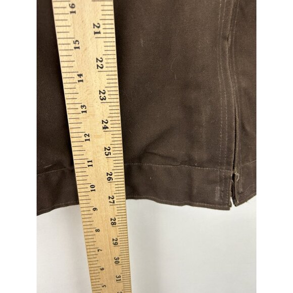 Vintage Carhartt Detroit Jacket Flannel Lined 2XL J200DKB Dark Brown Union Labor - Picture 6 of 16